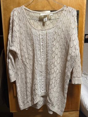 H and M Crochet sweater